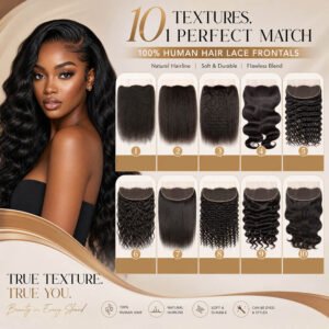 100% virgin remy human hair 13x4 HD lace frontal