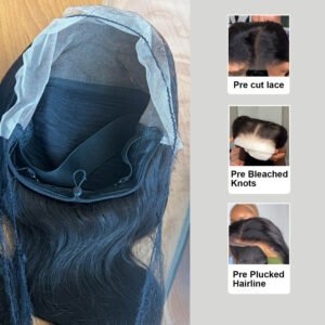 13×4 HD lace frontal wigs – glueless beginner friendly 100% virgin remy human hair wigs with drawstring – factory direct affordable price
