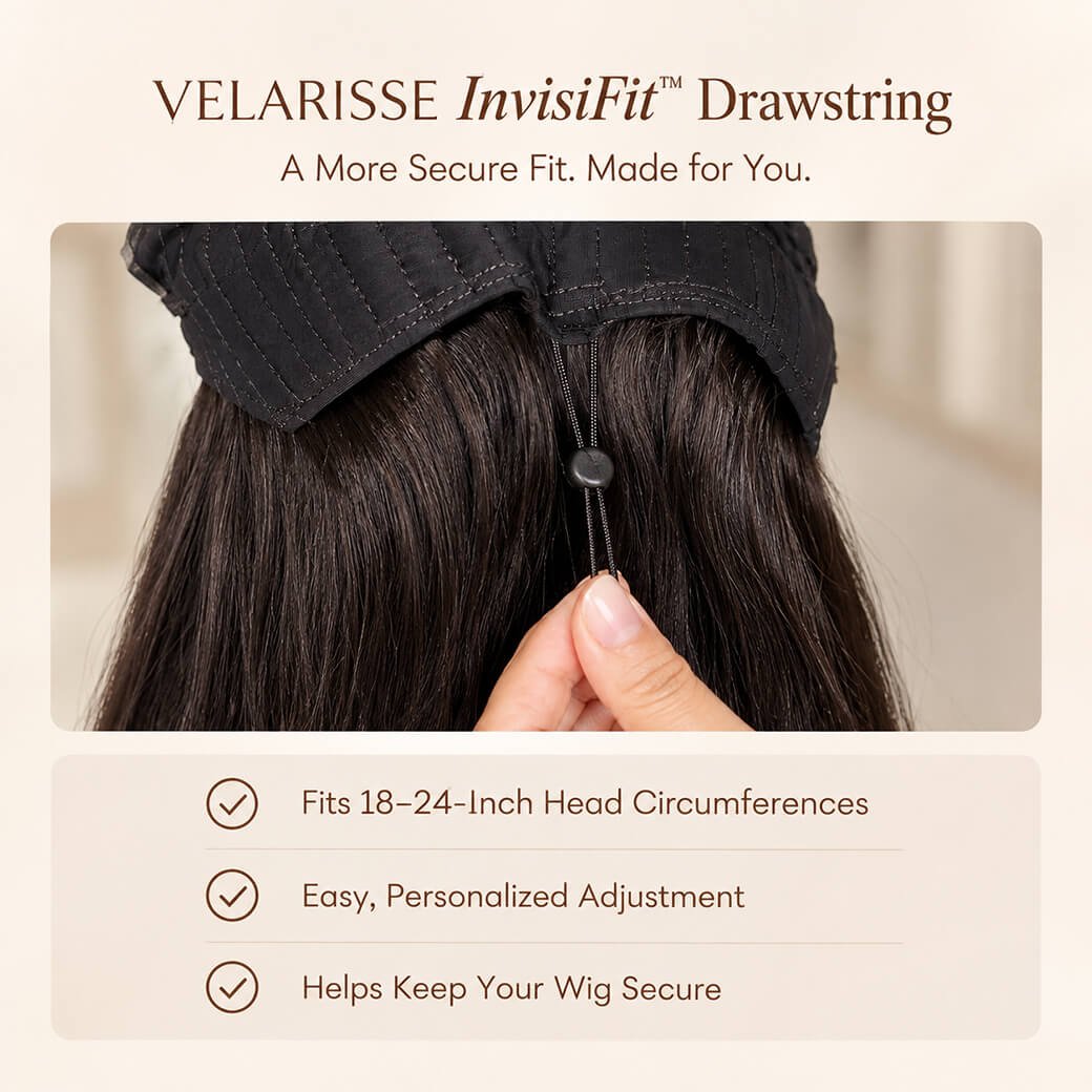 Velarisse InvisiFit Drawstring Feature Graphic