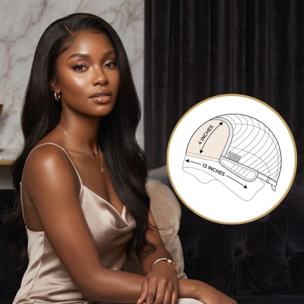 13×4 HD lace frontal wigs – glueless beginner friendly 100% virgin remy human hair wigs with drawstring – factory direct affordable price