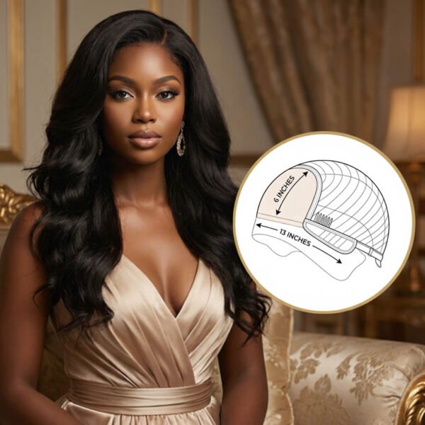 13×6 HD lace frontal wigs – glueless beginner friendly 100% virgin remy human hair wigs – factory direct affordable price