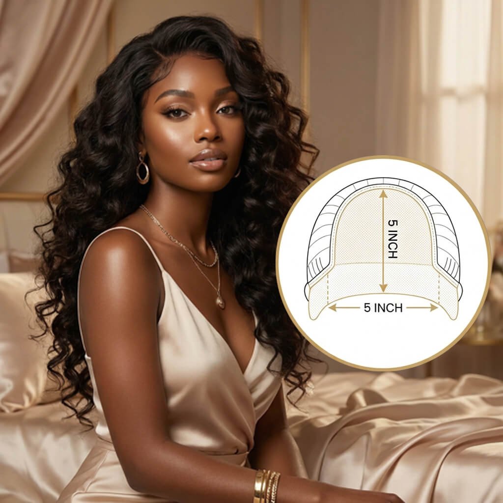 5×5 HD lace closure wig – glueless beginner friendly 100% virgin remy human hair wigs with drawstring – factory direct affordable price