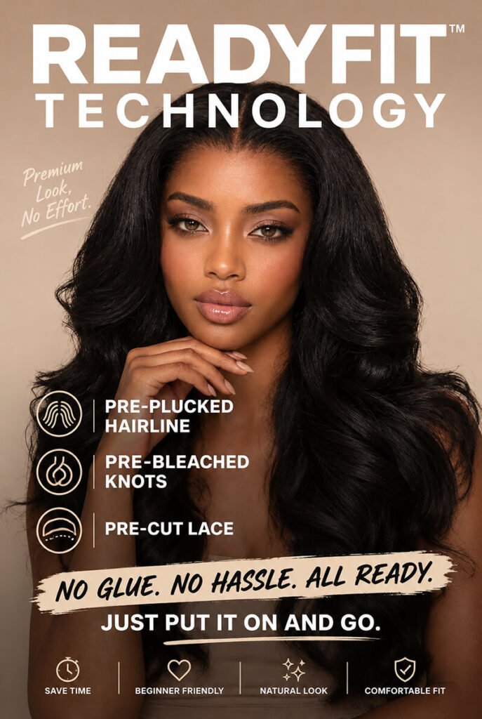Velarisse ReadyFit put on and go human hair glueless lace wigs