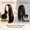 double drawn human hair full from root to tip